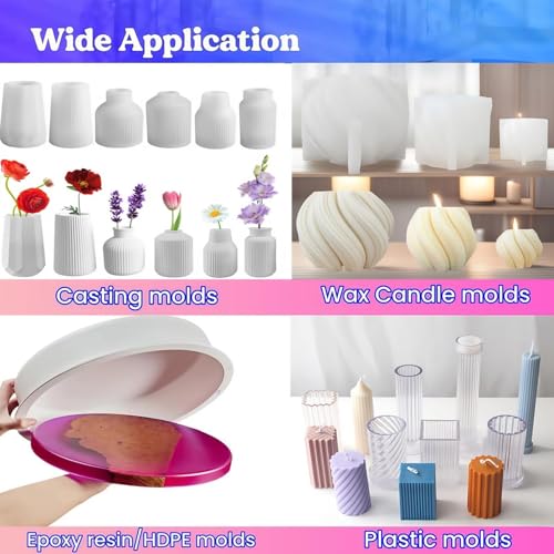 Mold Release Spray, Non Stick Performance, 120ml, Epoxy Resin Release Agent Spray, Candle Soap Mold Rélease S-Pray, Gentle Formula, for Epoxy, Candle, Soap, Plaster, and Concrete Casting Projects