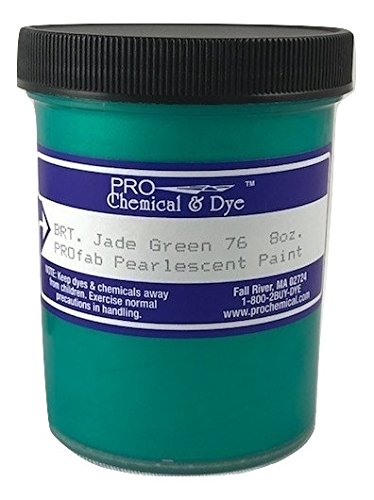 Pearlescent Textile Paint 8 oz. (Jade Green) - color: Jade Green
