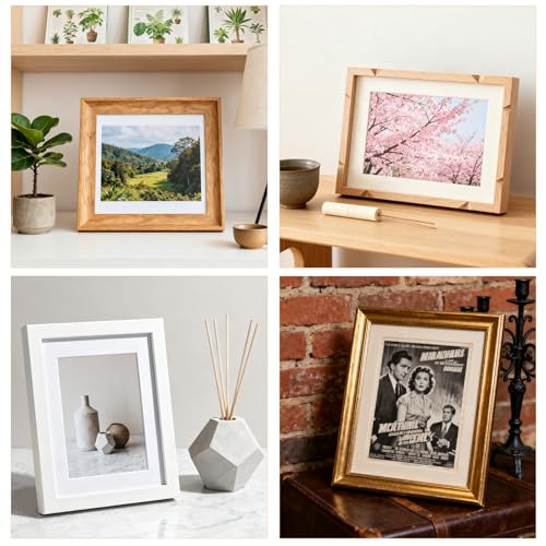 5 Pcs Picture Frame Stand with Self Adhesive Backing,Adjustable Metal Picture Holder Easel for 5.9-10.2 Inch Photo Frames,Tabletop Frame Support Stand for Pictures,Artwork Display,Silver,5.12"×2.12" - size: 5PCS Silver 5.12×2.12 Inch