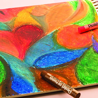Pentel Arts Oil Pastels, 16 Color Set (PHN-16)(Pack of 96, 1536 Count Total) - size: 1 Count (Pack of 1536)