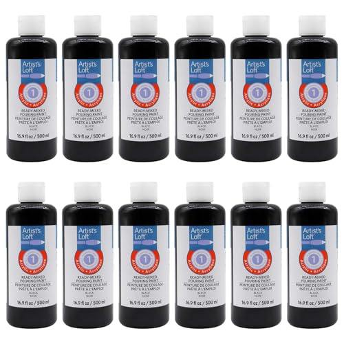 MICHAELS Bulk 12 Pack: Acrylic Ready-Mixed Pouring Paint by Artist's Loft™ - color: White