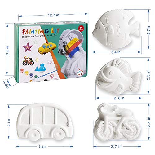 KODATEK 80 Piece Arts and Crafts for Kids Ages 4-8, Kids Paint Kit Art Set, Easter Craft Activities Kits, Creative Art Activity Gift Toys for Ages 3, 4, 5, 6, 7, 8, Year Old Boys Girls