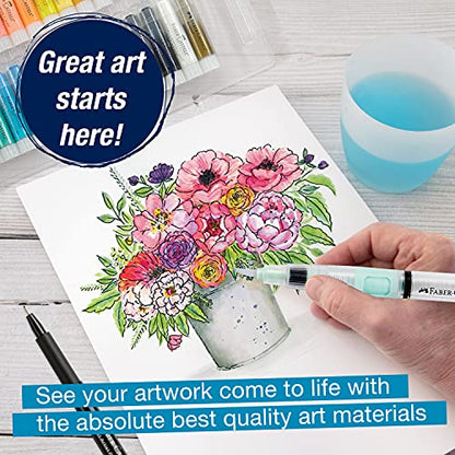 Faber-Castell Design Memory Craft FBR770306 mm Deluxe Water Brush, Clear