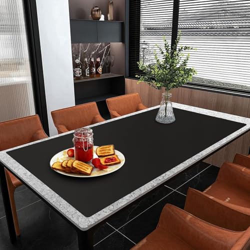 Large Silicone Mat, 72”x16” Heat Resistant Mats for Countertop, Cuttable Waterproof Kitchen Counter Mat, Multipurpose Countertop Protector Mat, Silicone Mats for Kitchen Counter (Black) - color: Black, size: 16"L x 72"W