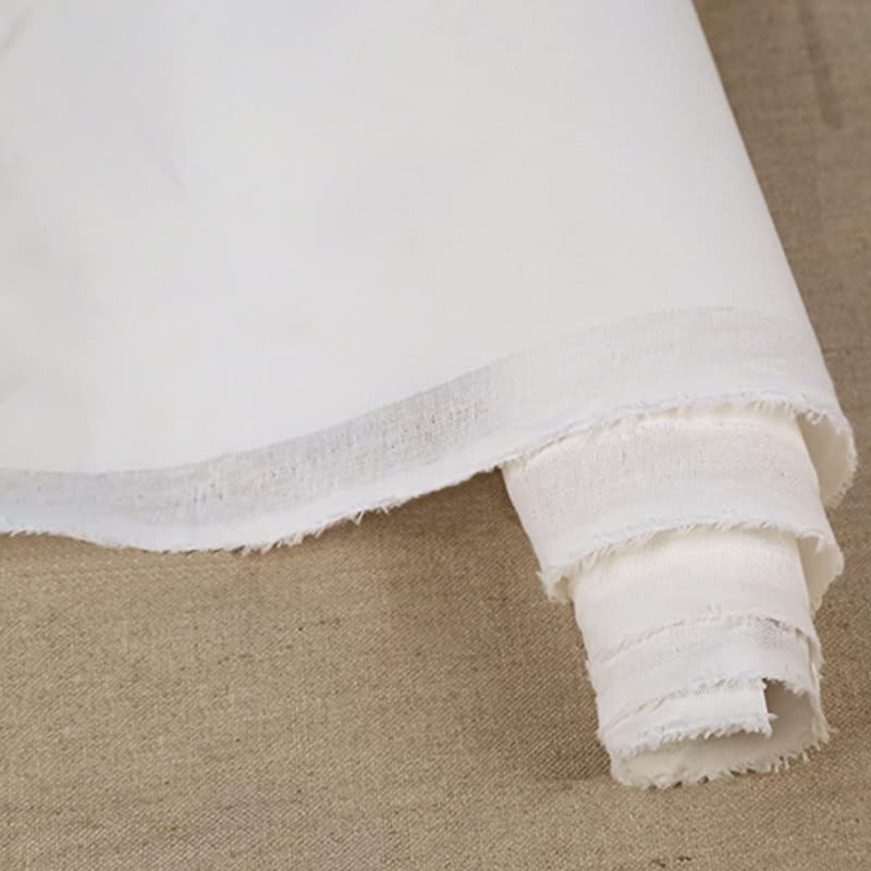 Canvas Roll Linen, Canvas Roll for Painting: 38cm Wide Primed White Cotton Linen, Lengths 1m,5m,10m,30m(30m Long Roll) - color: 30m Long Roll