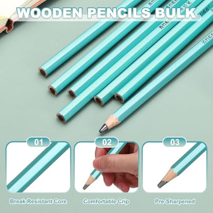 PATIKIL 10B Drawing Pencils for Sketching, Set of 3 Hexagonal Graphite Sketch Pencils Professional Sketching Art Supplies for Drawing Shading Writing Art Artists Beginners, Black - style: 10B