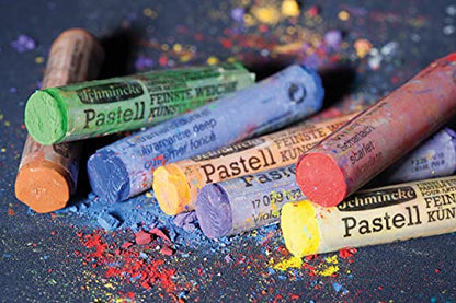 Schmincke - Pastels, 30 colors, multi-purpose, 77 230 097, cardboard set with 30 pastels, handmade pastels, brilliant, velvet-matt, highly lightfast colors - size: 30 Count (Pack of 1)