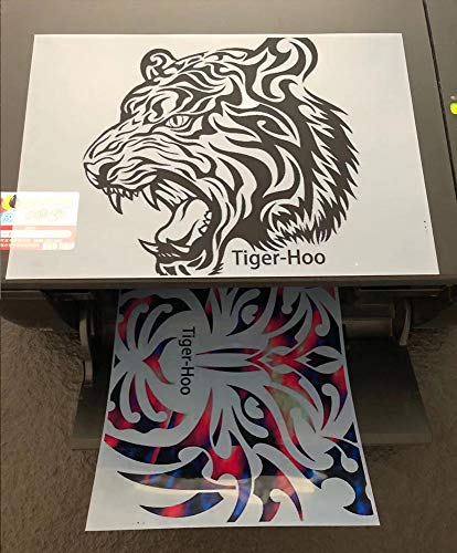 8 ½"x11" Screen Printing Film 50 Sheets Waterproof Inkjet Transparent Film for Water-based Pigment and Dye Inkjet Printers