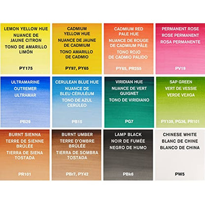 Winsor & Newton Cotman Watercolor Paint Set, Palette Pocket Set, 12 Half Pan w/ Brush - style: 12 Half Pan Palette Pocket Set