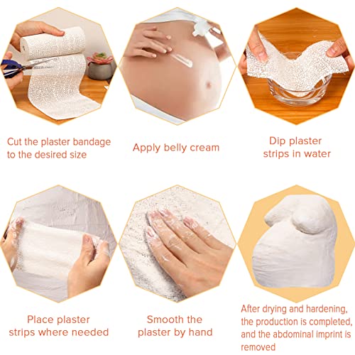 45ft - 211ft Plaster Cloth Rolls White Gauze Strips Wrap Bandages for Craft Belly Cast Mask Making Body Molds Scenery Art(2inch x 207 Feet, White) - color: White, size: 2 Inch x 207 Feet