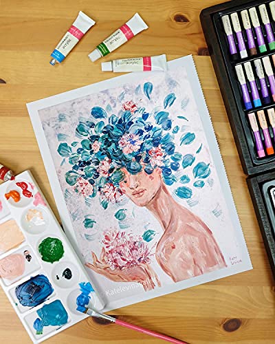 COLOUR BLOCK 73-Piece Art Set – Premium Art Supplies Kit for Adults, All-in-One Painting and Drawing Set for Artists and Hobbyists
