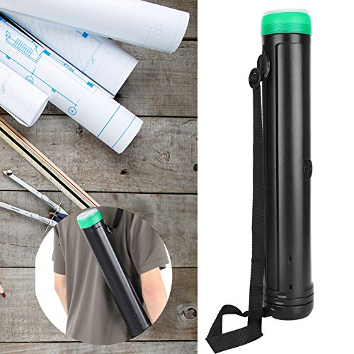 Telescopic Drawing Storage Tube | Italian Style Thickened Case Holds Posters & Paintings Up to 43.3in | Art Portfolio for Home/Studio/Travel | 2 - in - 1 Expandable