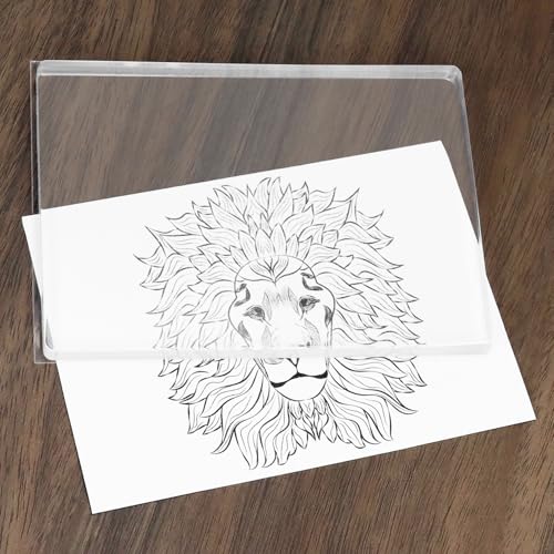 QWORK Monoprinting Print Plate, 5" X 7" Gel Plate, Art Plate, Reusable Gel Printing Plate, Printmaking Supplies