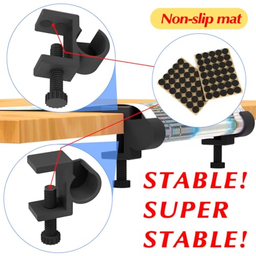 GFYYBKJ Diamond Painting Canvas Table Clamp Set, Diamond Painting Canvas Roll Holder, Diamond Art Kits and Craft Accessories for Adults, Gift for DIY Diamond-Painters(Black) - color: Black