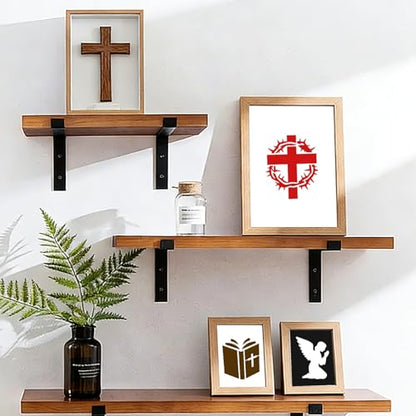 56 Stencils of Bible-Style Paintings with Storage Rings, 4-inch Reusable Bible Decorative Hollow Stencils, Classic Bible Pattern Quotes, Suitable for Painting and Spray Painting Creations