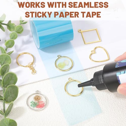 Gartful Open Bezels for Resin Jewelry Making, Hollow Frame Pendants with Jump Rings, Craft Bezels for Necklace, Earrings - style: Smooth Frame - 4 Styles 30PCS