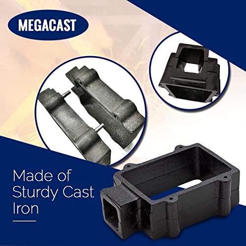 Cast Iron 2-Part Flask Mold for Delft Sand Casting Jewelry Making Tool