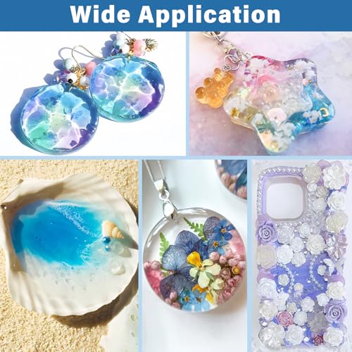 Bond Craftor UV Resin 500g, Fast Curing Clear Epoxy Resin Kit Hard Type for Jewelry Making, Craft, DIY