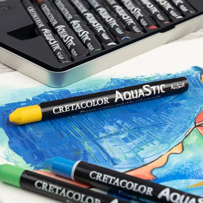 CRETACOLOR AquaStic Oil Pastel Set, 10-Color, Multi