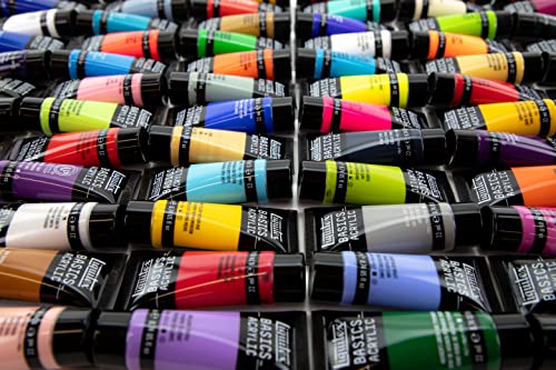 Liquitex Basics Acrylic Paint Set, 72 x 22ml (0.74-oz) Tubes - style: 72 x 22ml (0.74-oz)