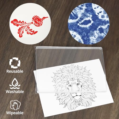 QWORK Monoprinting Print Plate, 5" X 7" Gel Plate, Art Plate, Reusable Gel Printing Plate, Printmaking Supplies