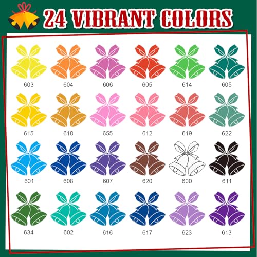 Amamao Acrylic Paint Markers, Soft Brush Tip Pens and Markers, Acrylic Paint Pens for Wood, Stone, Canvas, Glass, Fabric, Egg, Rock Painting and DIY Crafts Art Supplies (24) - style: 24 BOX