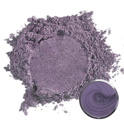 Matio Mica Powder, 1.8oz/ 50g Dark Purple Pearlescent Effect Mica Powder for Epoxy Resin Natural Color Pigment for Soap Making, Bath Bomb, Candle Dye, Resin Craft, Paint,Nails,Jewelry, Slime Pigment - color: Dark Purple