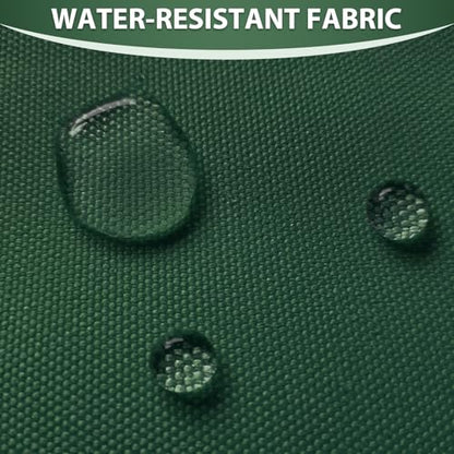 Waterproof Canvas Fabric by The Yard 58inch 600D Upholstery Material Polyester Fabric Outdoor Water Resistant Fabric for Sewing Chair Patio Cushion Purse Bag Interior, Pre Cut 1 Yard Green