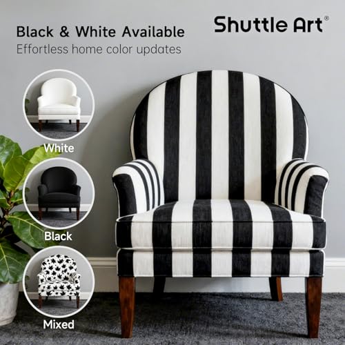 Shuttle Art Black Fabric Paint, 33.8 oz(1000 ml) Large Bottle with Pump, Permanent Fabric Paint for Furniture, Sofa, Cushions, Clothes, Soft Non-Toxic Textile Paint for Color Changing, Renewal & Art Creations - color: Black