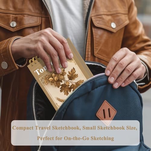 Fuxi Toned Tan Sketchbook, 2-Pack - 5.5" x 8.5" | 85lb/130gsm Toned Paper, 50 Sheets Per Pad. - color: Taned Tan