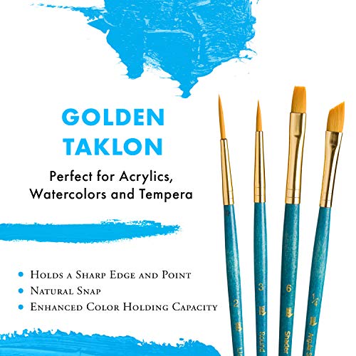 Princeton RealValue Paintbrush, Blue - style: Set-9173