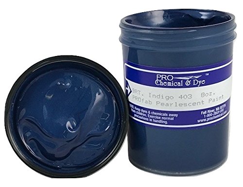 Pearlescent Textile Paint 8 oz. (Indigo) - color: Indigo