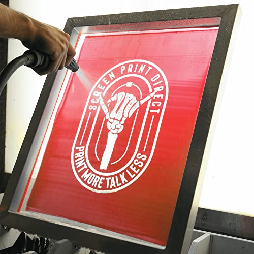 Ecotex® Tex Red HV Emulsion (Quart - 32oz.) - High Viscosity Pre-Sensitized Screen Printing Emulsion, for Plastisol and UV Inks, Silk Screens, Textiles, and Fabric - Screen Printing Supplies - size: 32 Fl Oz (Pack of 1)