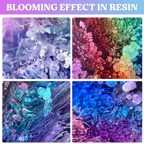 LET'S RESIN 48pcs Concentrated Alcohol Ink Set,Vibrant Color (Each 0.35oz) | Alcohol-Based Resin Ink for Epoxy Resin, Alcohol Paint Dye for Resin Art, Tumblers, Epoxy Resin