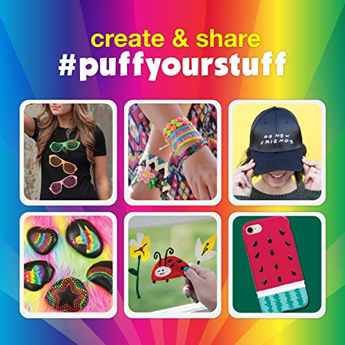 Puffy Bulk Buy Paint 30 Pack Premium Quality 3D Paint Set. Safe for Kids, Great for School Projects, Permanent on Fabric, Canvas, Wood, Glass, and More Craft Surfaces - size: 30 Count (Pack of 1)