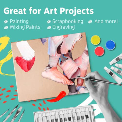 Artlicious - 9x12 Hardboard 6 Pack - Great Alternative to Canvas Panel Boards