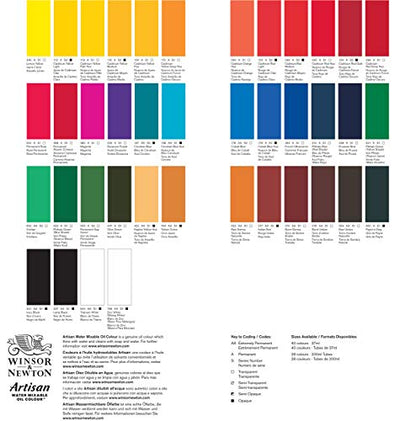 Winsor & Newton Artisan Water Mixable Oil Colour, 1.25-oz (37ml), Cerulean Blue Hue - color: Cerulean Blue Hue, style: 1.25-oz