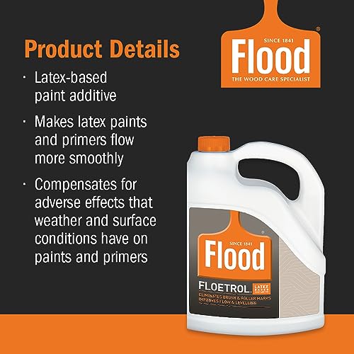 Flood 1 Gal. Floetrol Latex Paint Additive - size: 128 Fl Oz (Pack of 1), style: Latex/Acrylic Paint Additive
