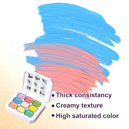 Gradient Painting Gel, 9 Colors Ombre Gel Nail Polish for 3D Nail Sculpting Gel Painting Effect Pigment Pat Nails Aura Nails, French Manicure Long Lasting Home Salon Nail Art Easter Egg - color: Easter Egg