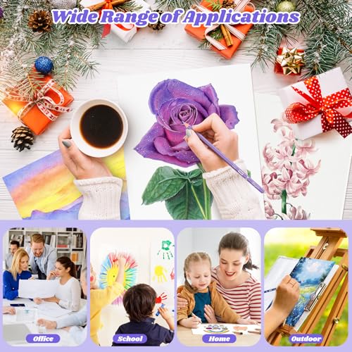 Mixed Media Paper 9" x 12", 40 Sheets (98lb/160gsm) Multipurpose Heavyweight Loose Drawing Art Paper for Sketching, Sketch Book, Gouache, Painting, Sketchbook, Drawing Pad Book, School - size: 9" x 12", 40 sheets, style: loose mixed media drawing paper