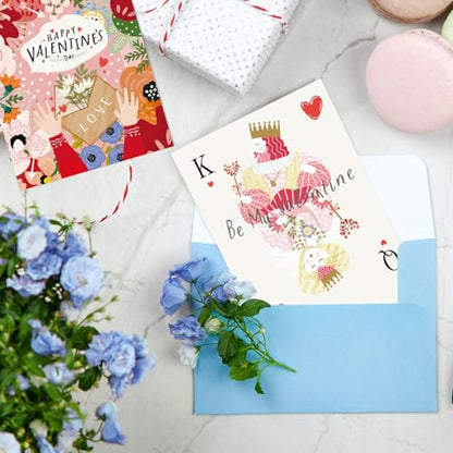 PATIKIL 100 Sets Pure Cotton Watercolor Cards 140lb/300 GSM Postcards with Envelopes for Art Painting Creative Thank Notes, 4x6 Inch