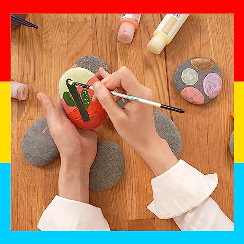MEEDEN Green Acrylic Paint with Pump Lid, 1/2 Gallon (2L /67.6 oz.) Soft Body Non-Toxic Rich Pigment Color, Perfect for Art Class, Wall Painting, Painting Party & Creative DIY - color: Pale Green