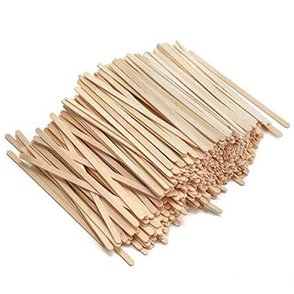 1000pc Wood Coffee Stir Sticks - Biodegradable 7" Wood Stirrers for Coffee, Disposable Wooden Stir Sticks for Coffee Bar, Wooden Coffee Stirrers, Round-end BPA free Coffee Sticks - size: 7 Inches - 1000 Sticks