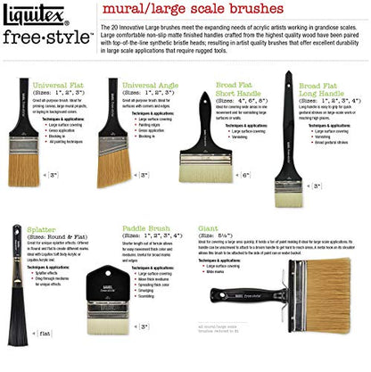 Liquitex Large Scale Universal Angle Brush, 2" - size: 2", style: Large Scale Universal Angle