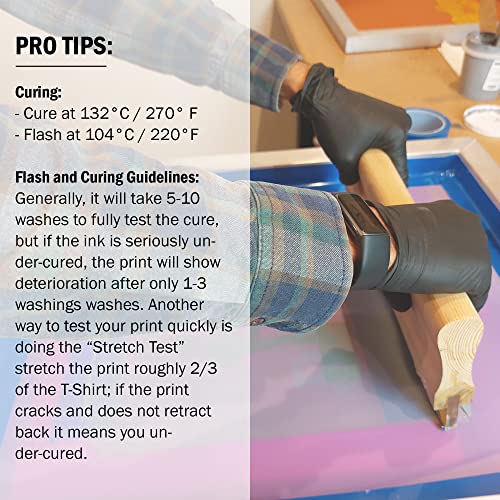 Rapid Cure® Screen Printing Ink Dye Blocker (8oz) - Plastisol Ink for Screen Printing, Fast Curing Fabric Paint - Screen Print Direct®, USA Made - color: Dye Blocker, size: 8 fl oz
