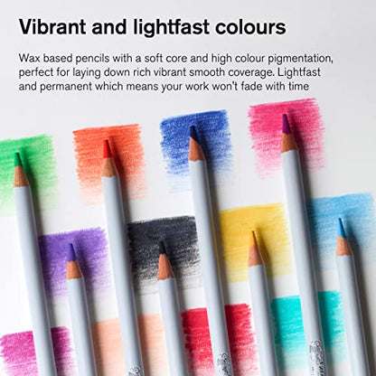 Winsor & Newton Studio Collection Artist Pencils, Color Pencils, Set of 24 - style: 24 Color Pencils