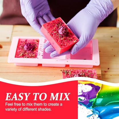 Neon Pigment Paste, 12 Colors Pigment Paste for Epoxy Resin, Opaque Resin Dye, Vibrant Color Easily Mix for Making Jewelry, Bath Bombs, Soap, Candles, Nail Art, Christmas Coasters Adult Hobby
