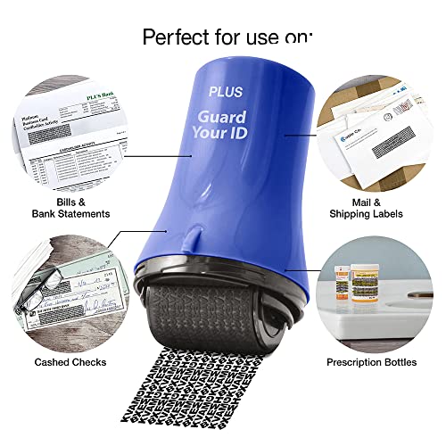 Guard Your ID Wide Advanced Roller 2.0 Identity Theft Prevention Security Stamp Blue - color: Blue, size: wide