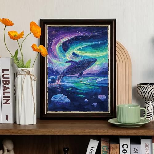 Scratch Art Adult DIY Paint by Scratch Rainbow Scratch Paper Art Colorful Sketches Scratch with 5 Scratch Tool for DIY Craft Gift（Ocean World） - style: Ocean World