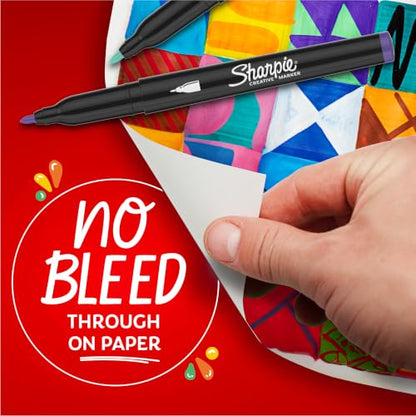 Sharpie Creative Markers Variety Pack, Water-Based Acrylic Paint Markers, Fine Tip, Assorted, 36 Count - style: 36 Count Fine Tip